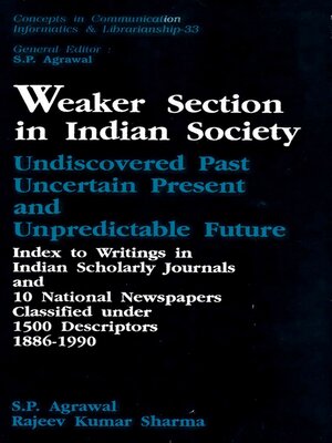 cover image of Weaker Section in Indian Society